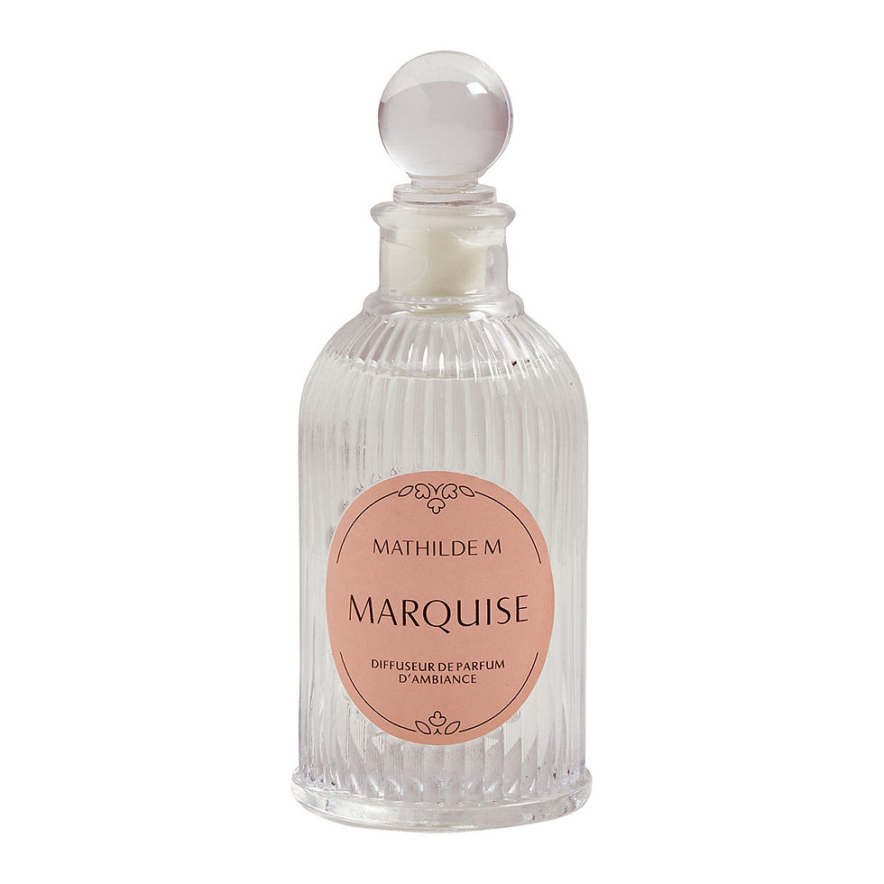 Miniatura: Botella para mikado perfumado de 200ml con la fragancia Marquise de Mathilde M en Blanc Barcelona