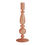 Miniature : Mathilde M - Candelabros de vidrio rosa