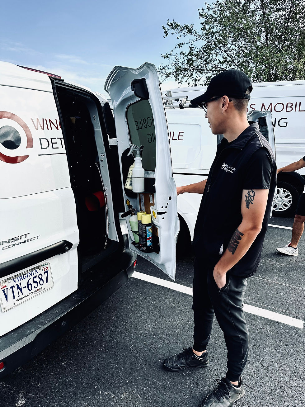 🫧 Behind the Suds: A Glimpse into Wings Mobile Detailing's Team