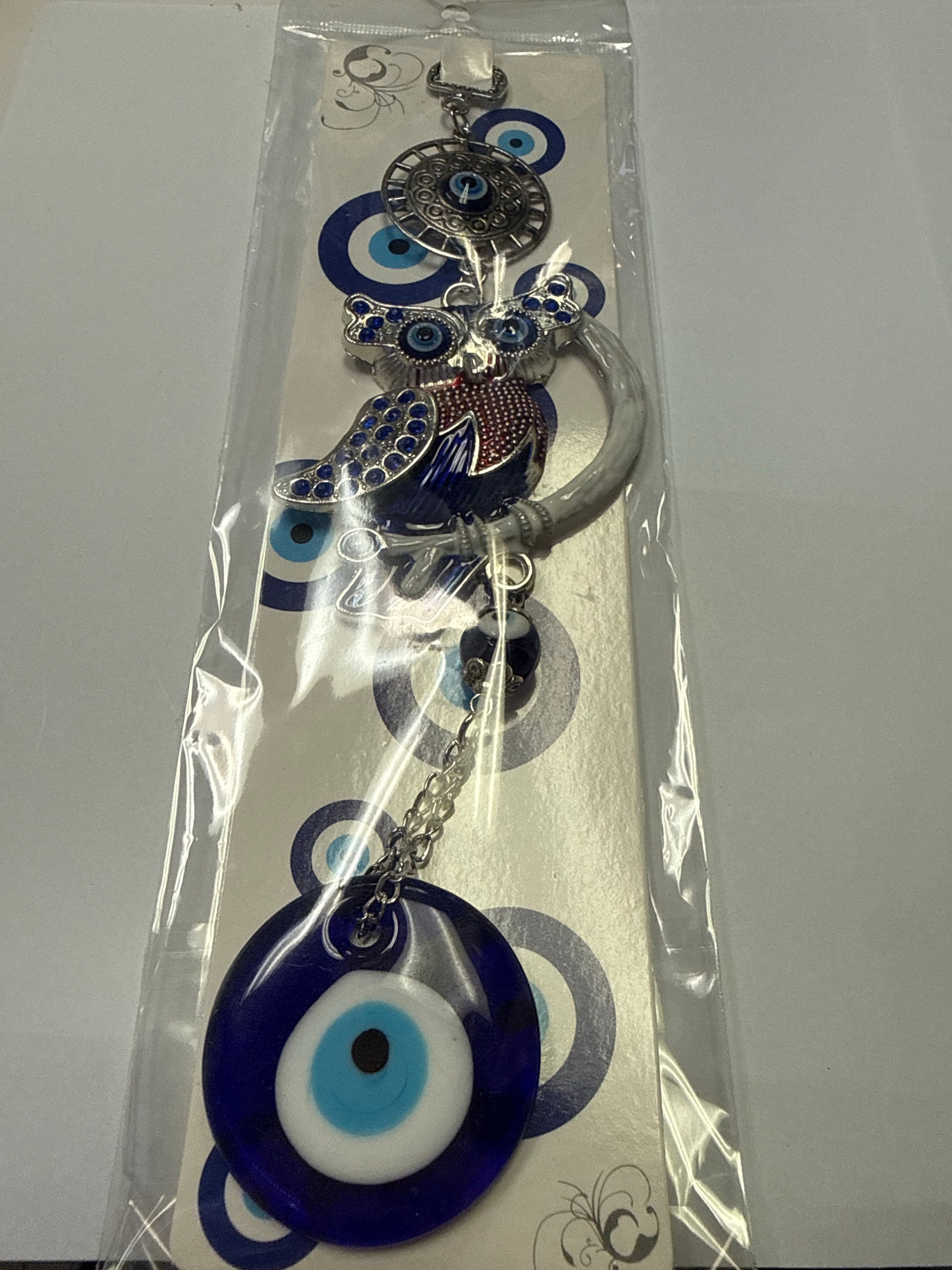 Owl Evil Eye Pendant
