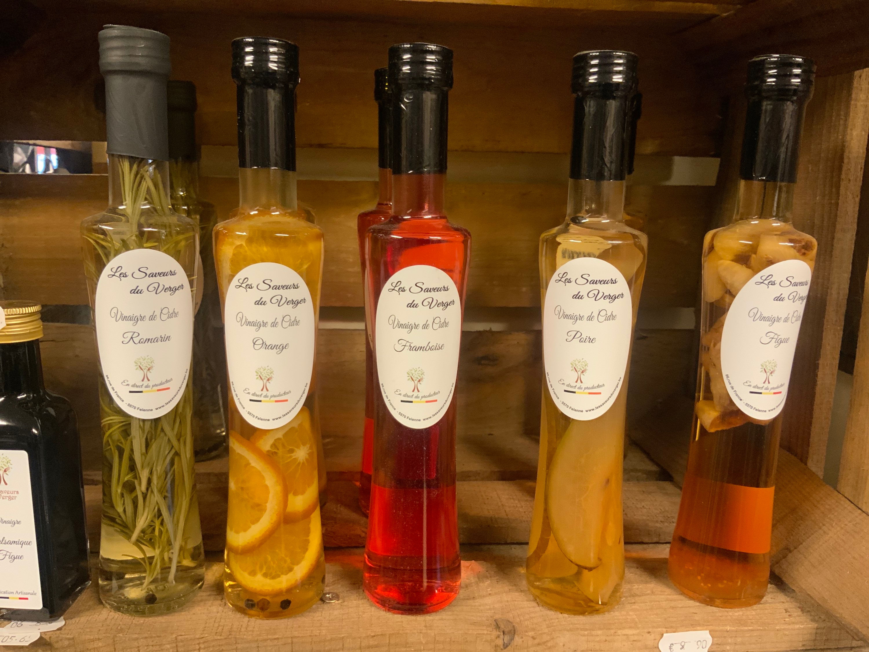 Vinaigre de Cidre Figue  « Saveurs du Verger » (artisanat Belge)