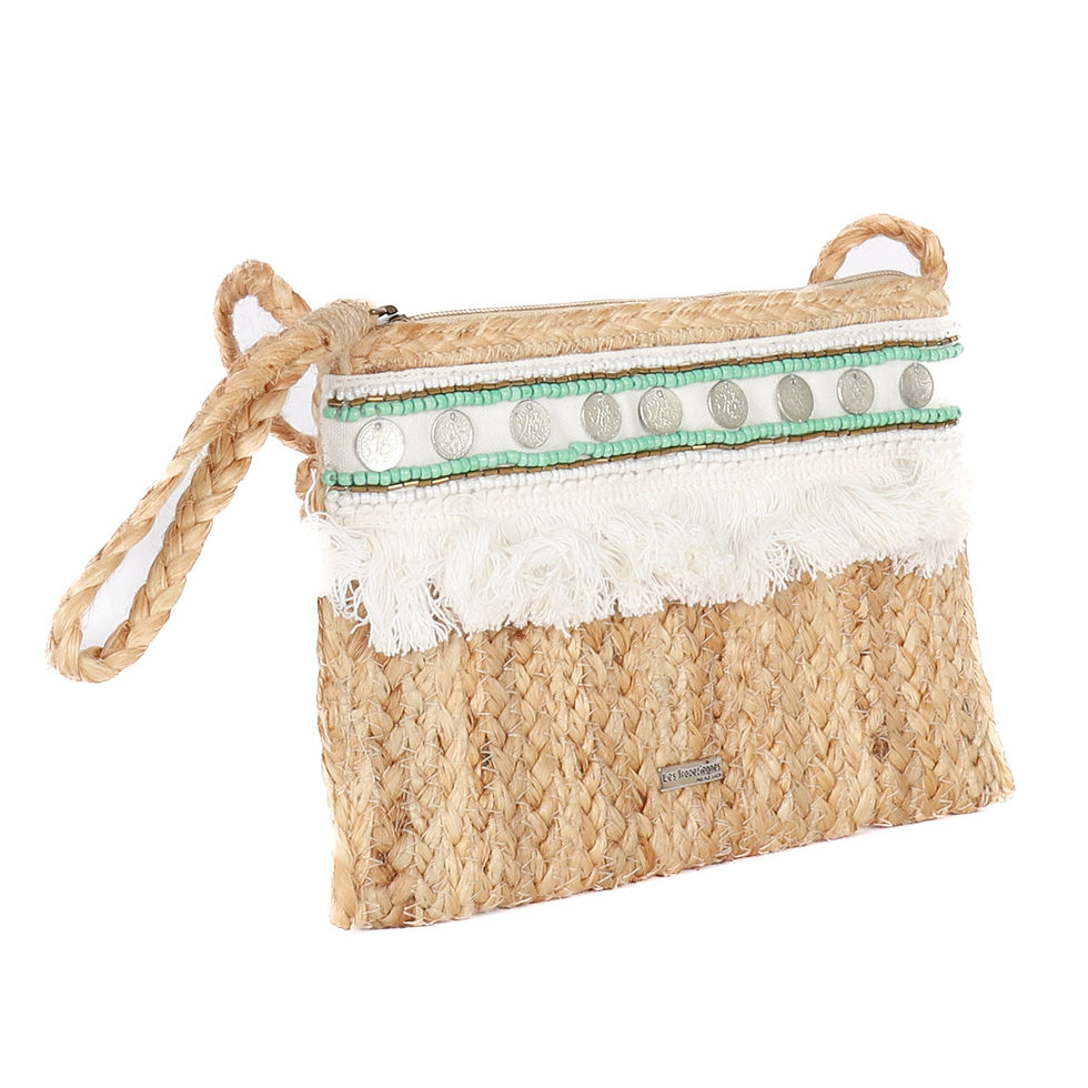 Sac bandoulière Hossa natural Les Tropeziennes par M.Belarbi