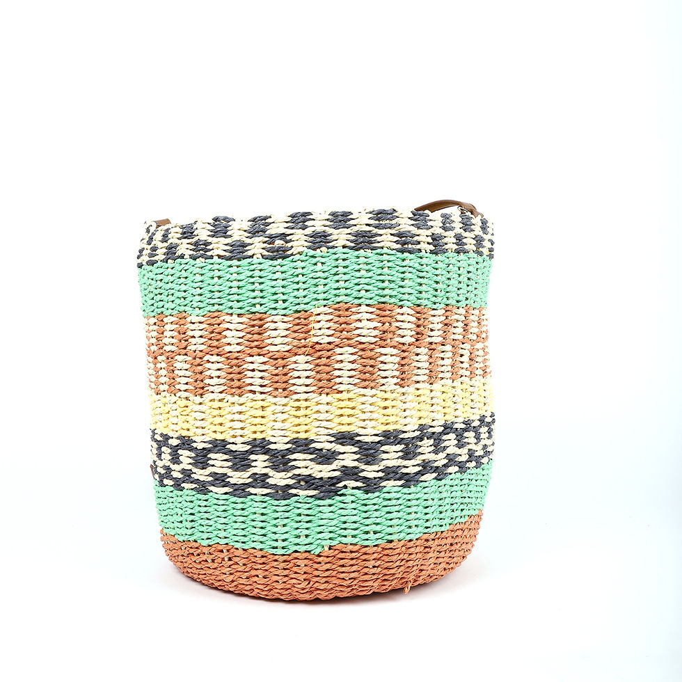Miniature : Panier Seau Buglas multicolore Les Tropeziennes par M.Belarbi