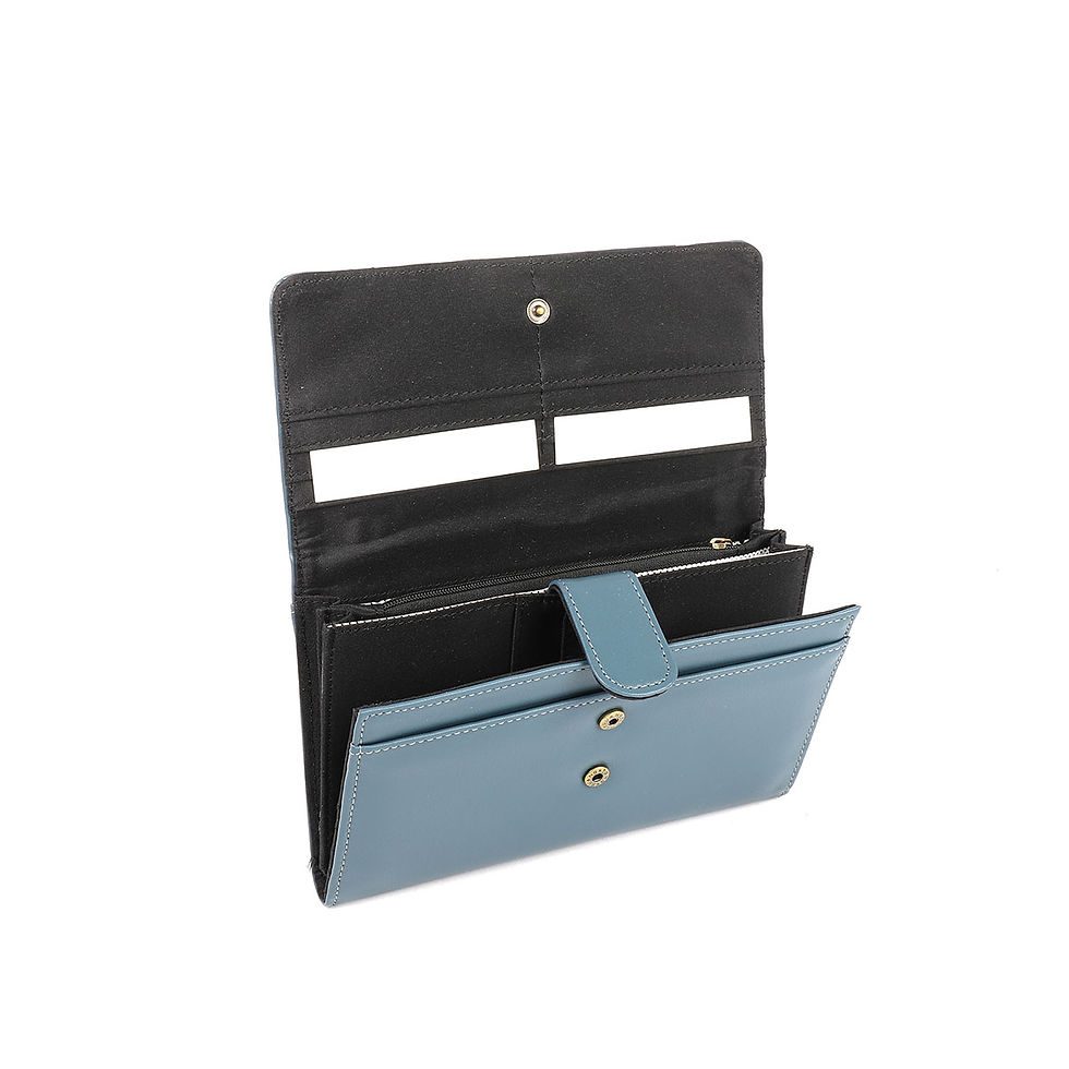 Miniature : Portefeuille Aqua Aura AQU-LP-05 Blue Lili Petrol