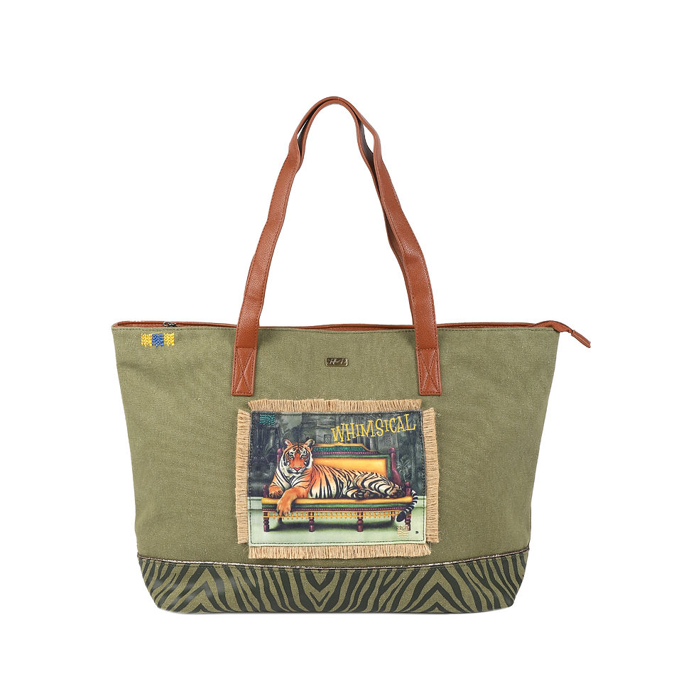 Sac à main CRO-WH-02 tigre "Whimsical by Jullia.D"