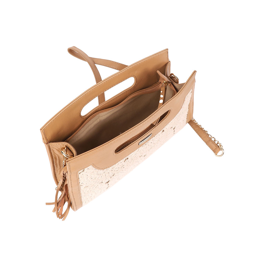 Miniature : Sac à main bandoulière ANT-TZ-02 beige "Les Tropeziennes par M.Belarbi"
