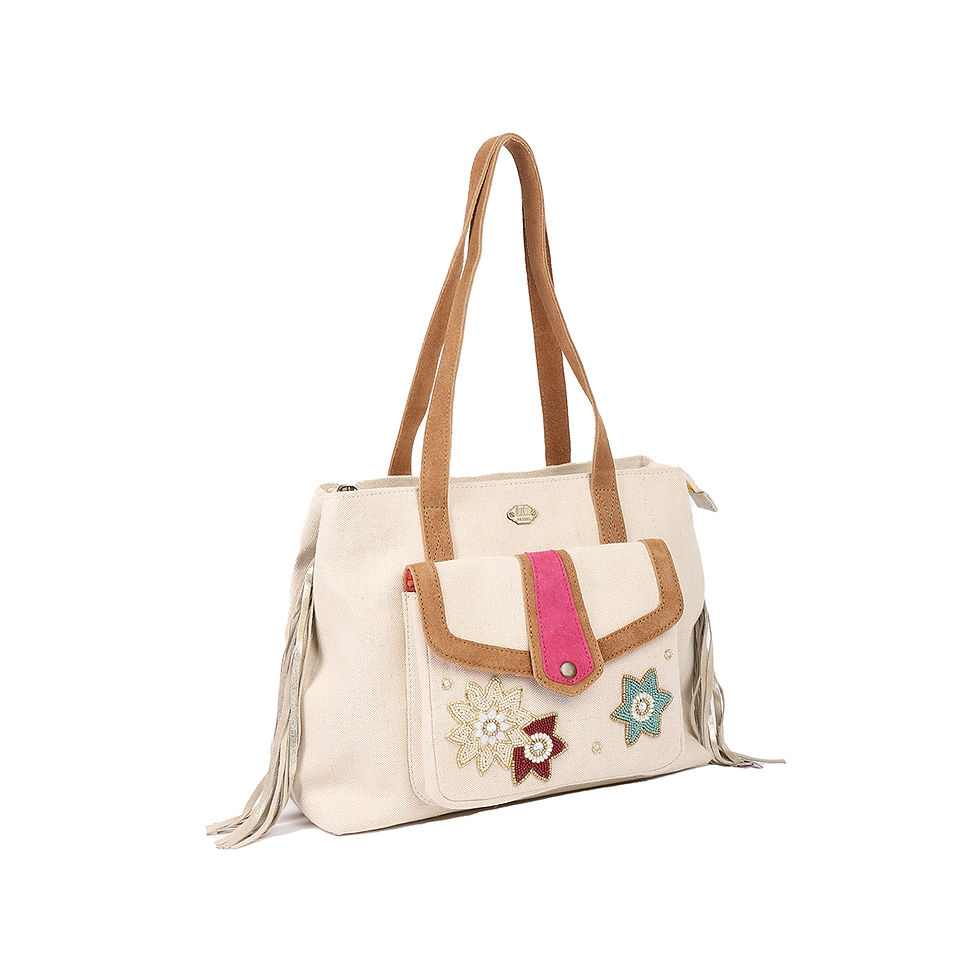 Miniature : Sac à main Cerise CER-LP-01 Natural Lili Petrol