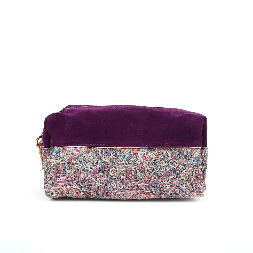 Miniature : Trousse Sucre d'orge violet Lili Petrol