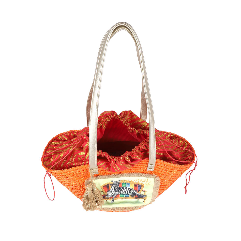 Miniature : Panier BAO-WH-01 zebre "Whimsical by Jullia.D"