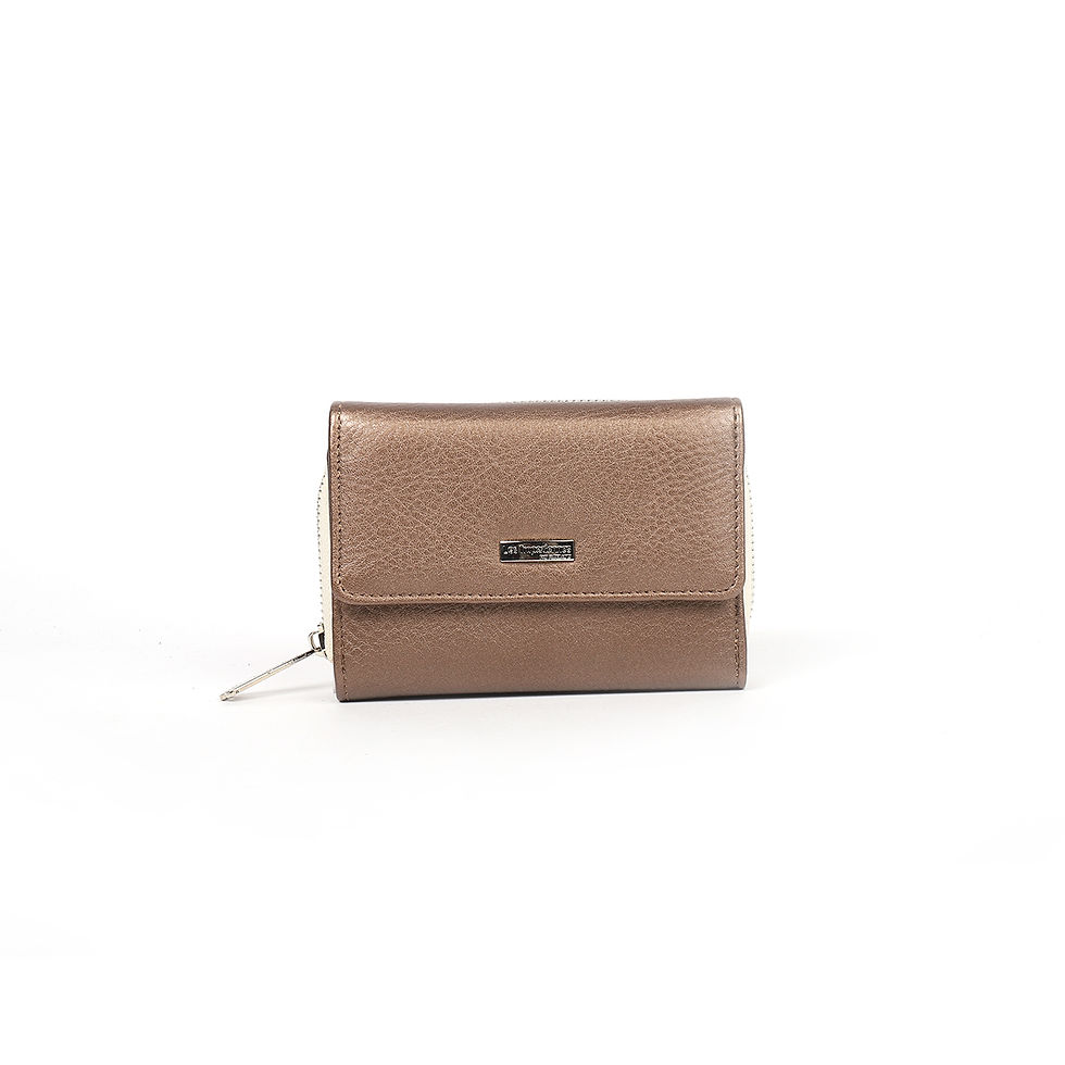 Porte-monnaie Sumatra bronze Les Tropeziennes par M.Belarbi