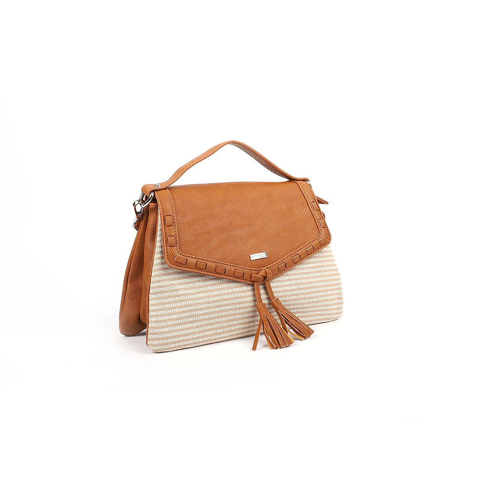 Miniature : Sac bandoulière Tabago tan Les Tropeziennes par M.Belarbi