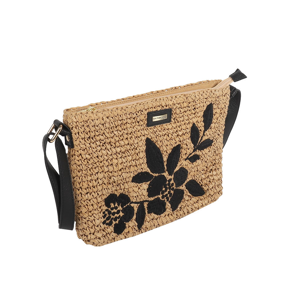 Sac à main bandoulière LAR-TZ-02 black "Les Tropeziennes par M.Belarbi"