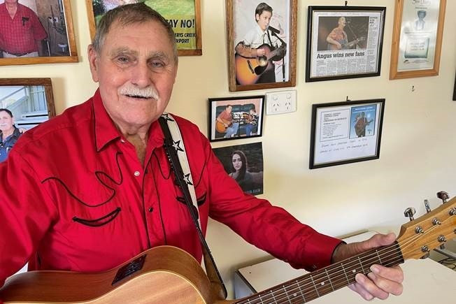 Retired country music teacher Bill Lane says he's "over the moon" at Gill's award.