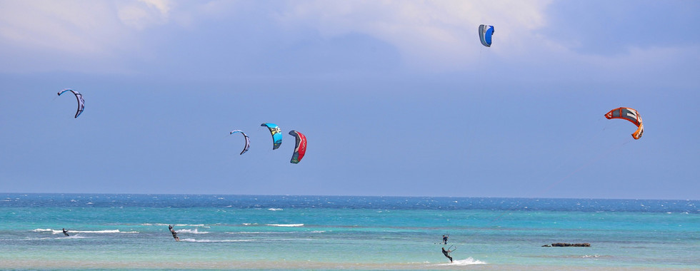 Kitesurfing. Photo credit: Donnaventura