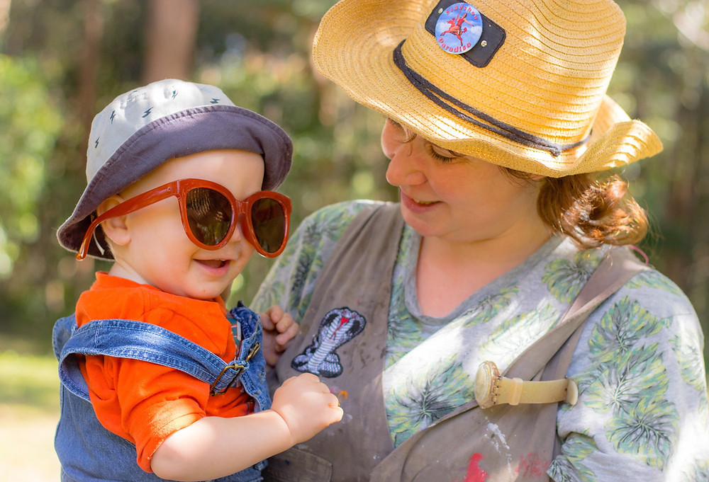 Spike with Mum Lucy Frost as featured on Brilliant-Online