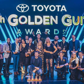 Winners are grinners Angus Gill wins Golden Guitar Award
