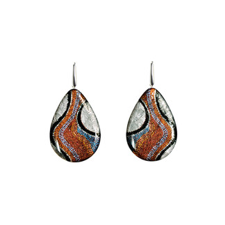 Otto Star Dangle Drop Statement XXL Earrings as featured in Brilliant-Online