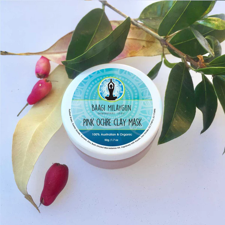 Pink Ochre Clay Mask by Baagi Milaygiin as featured in Brilliant-Online