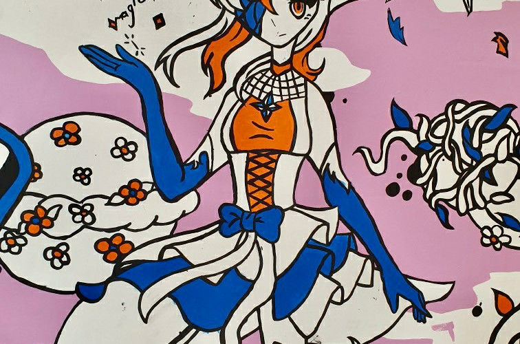 Exhibit in the Manga Art Show as featured in Brilliant-Online