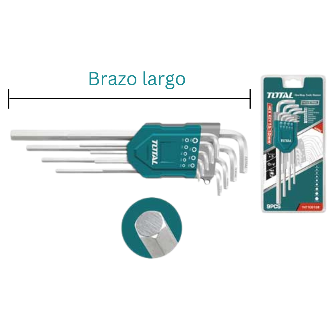 Juego de llaces Torx Largo