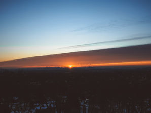 Best Sunrise View with the NYC Skyline