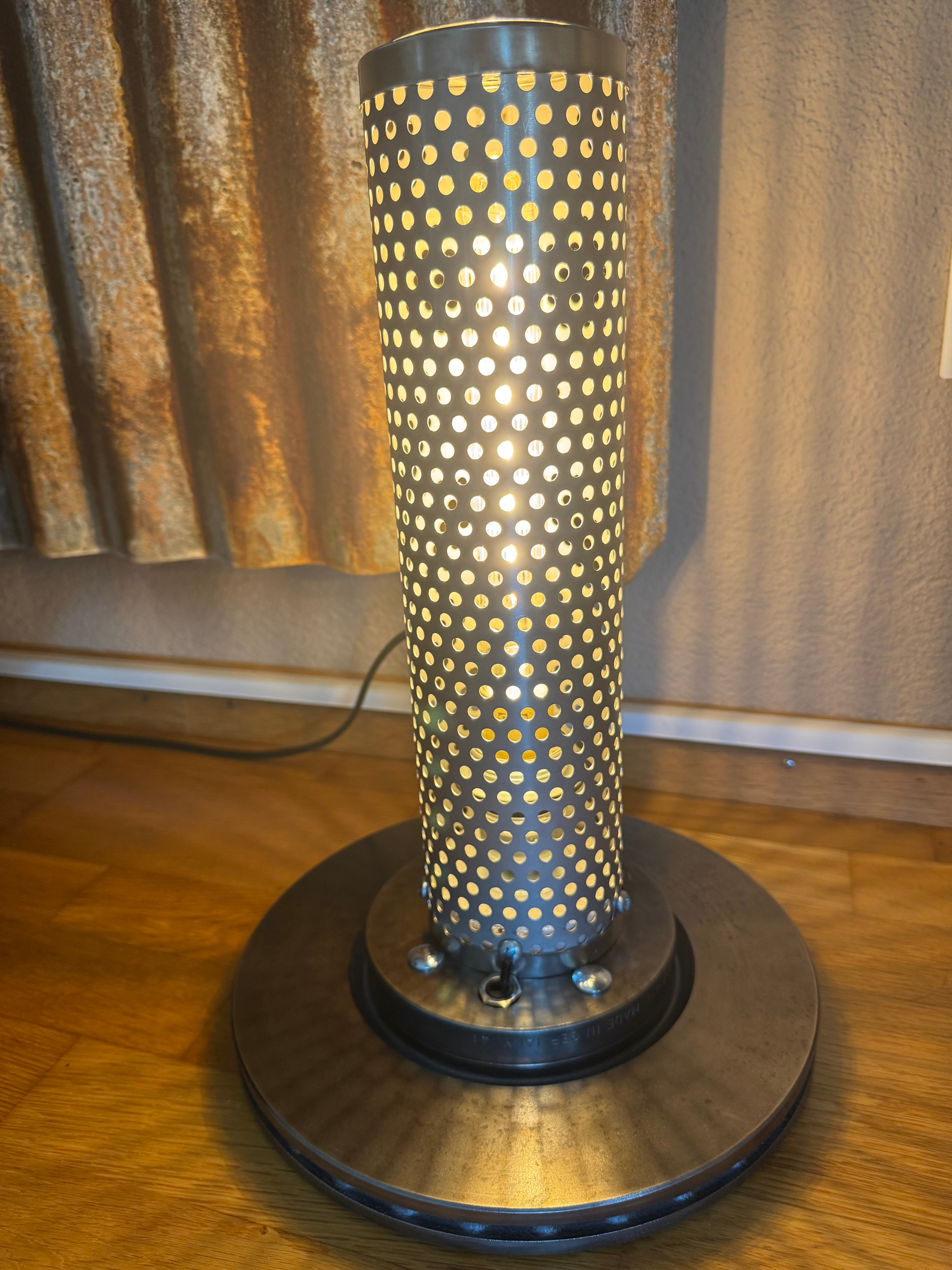 Hitzeblech Lampe