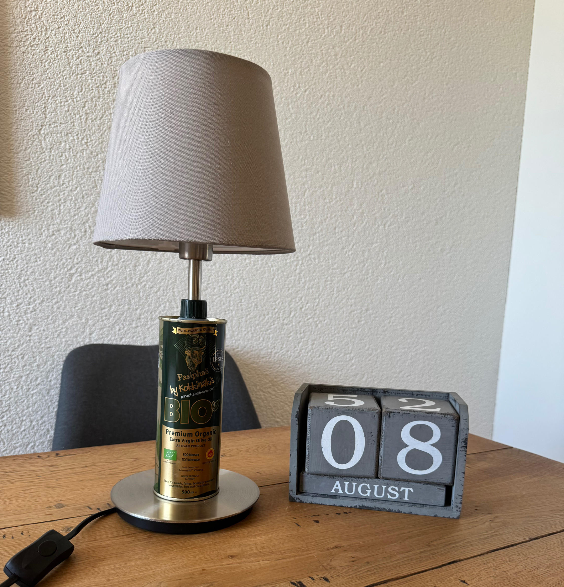Olivenöl Lampe