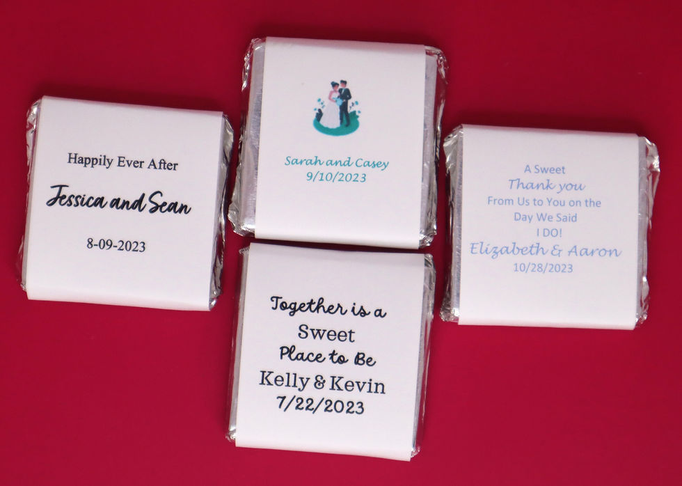 Thumbnail: Wedding, Engagement,  Birthday or Corporate Customizable Bars