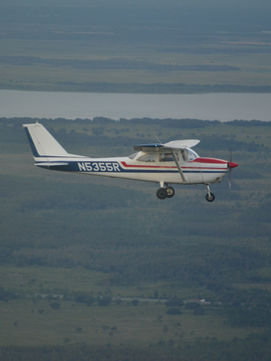 N5355R in flight