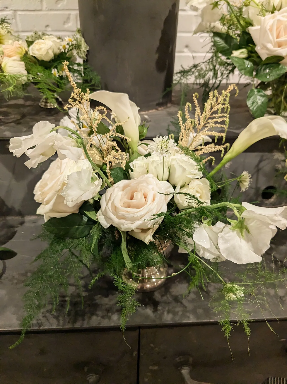 Wine table arrangement