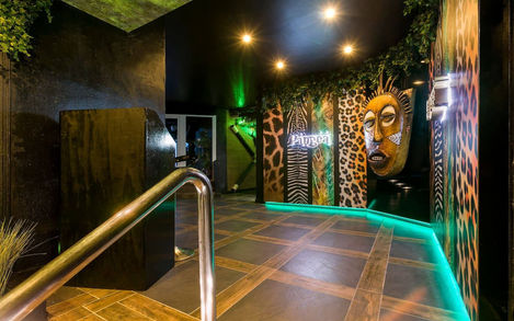 Pangea rooftop hen party exclusive VIP table Puerto Banús Spain