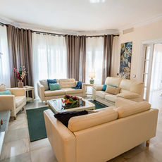 Living-Area at Villa J in Puerto Banus
