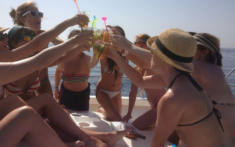 Hen do affordable private cruise Puerto Banús Marbella Spain