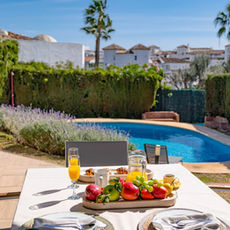 Pool at Villa H in Puerto Banus