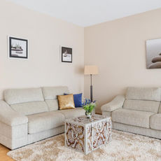 Stylish living area inside a Marbella villa