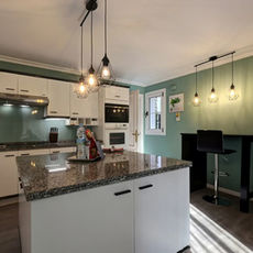 Kitchen at Villa H in Puerto Banus