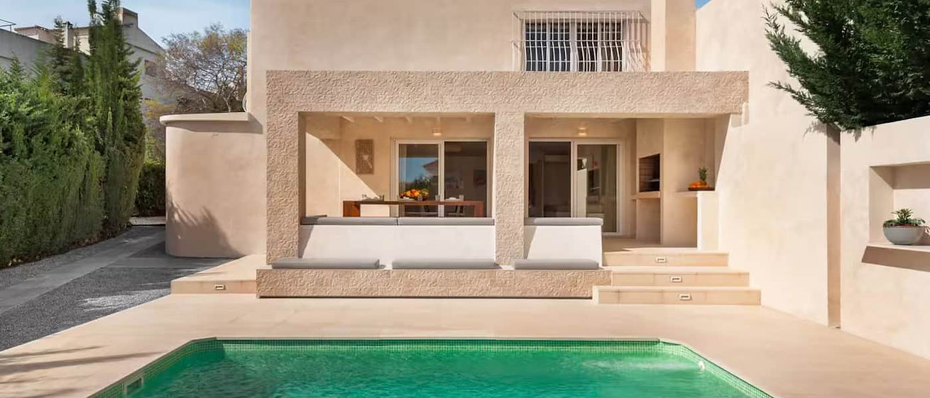 Private villa exterior in Puerto Banus