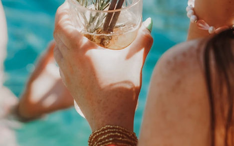 Stylish pool day hen party Max Beach Mijas Costa Spain