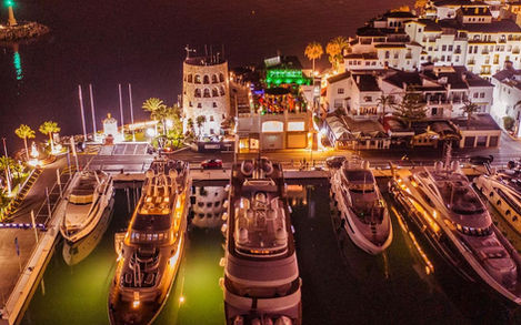 VIP hen party Pangea rooftop Puerto Banús Costa del Sol Spain