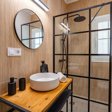 Bathroom at Villa H in Puerto Banus