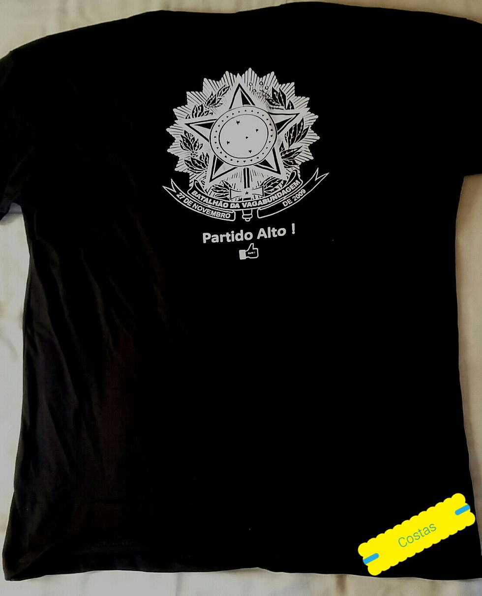 Thumbnail: Camiseta Batalhão da Vagabundagem - Estampa Frente e Verso