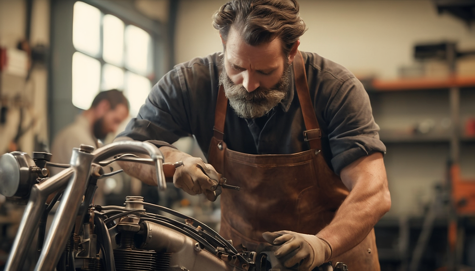 Classic Motorcycle Restoration Workshop