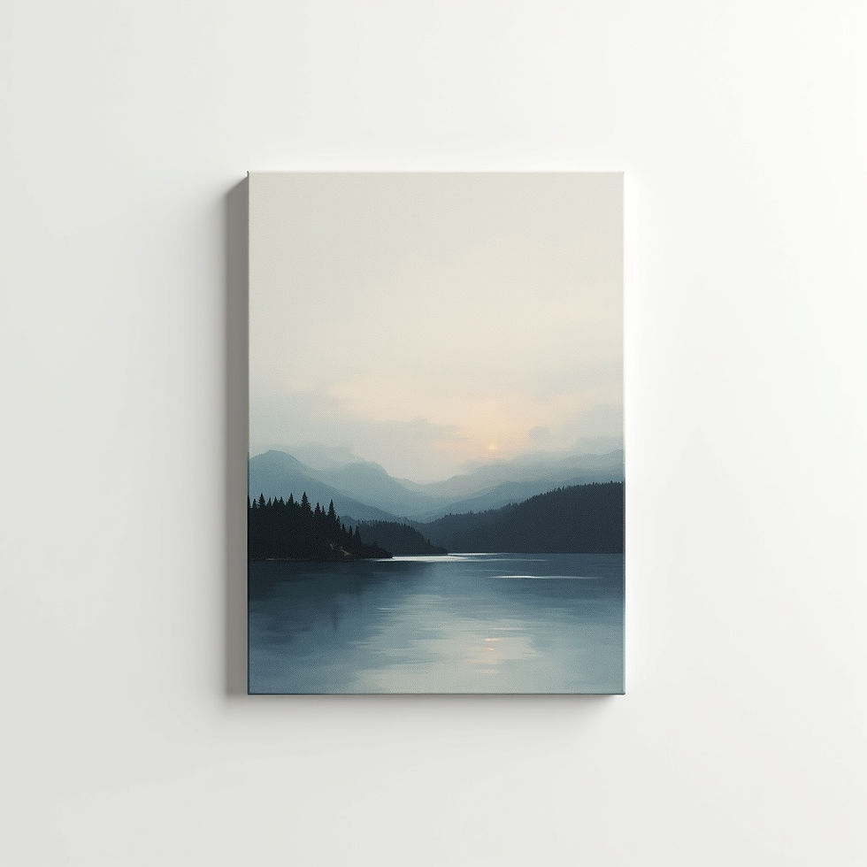 Semi-Abstract Canvas Print