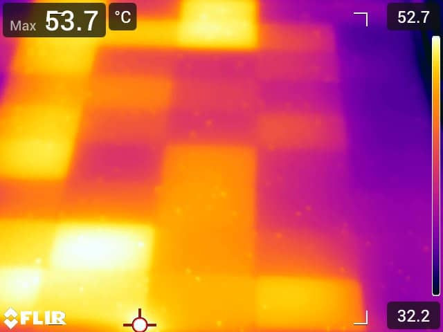 Thermografie Pv-Anlage Steckverbindung nicht korrekt angeschlossen
