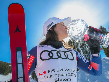 Alpine Ski World Cup 2025 Slalom Winner Zrinka Ljutic