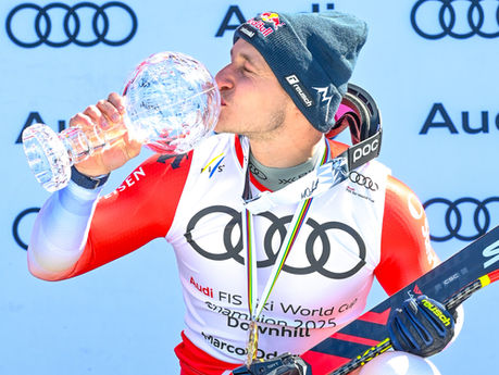 Alpine Ski World Cup 2024-2025 Downhill Winner Marco Odermatt