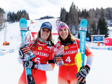 Camille Rast Wins the Alpine Ski World Cup Slalom in Kranjska Gora 