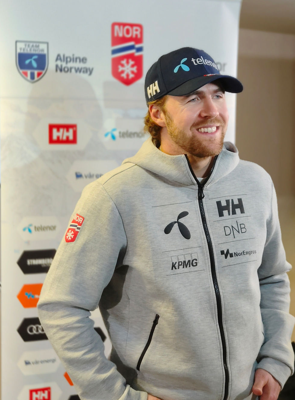 Aleksander Aamodt Kilde. Last October 23, at the Bergland Hotel in Soelden, we attended the annual Media conference with Team Telenor Alpine Norway and Helly Hansen ahead of the Alpine Ski World Cup Season Opener.