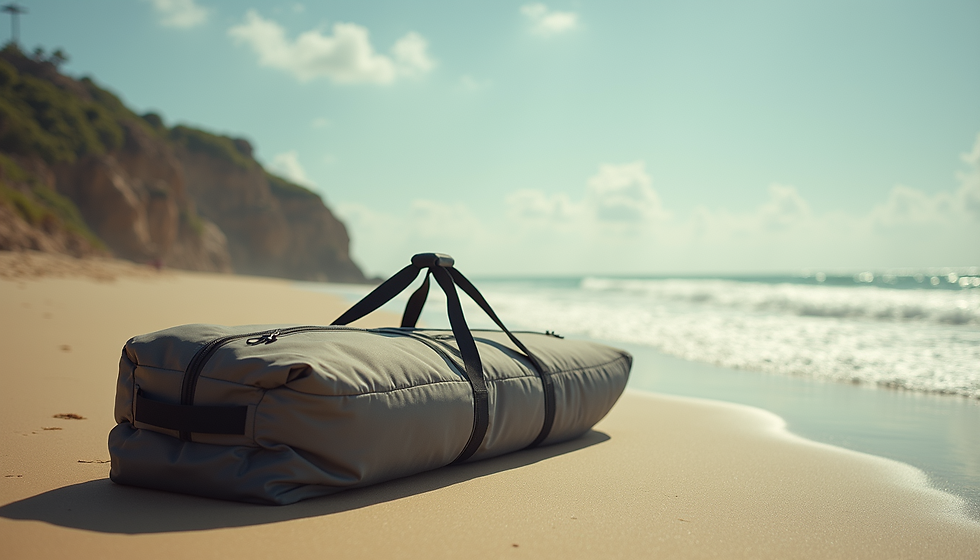 Board Bag ready for a day at Short Sands Beach on the Northern Oregon Coast