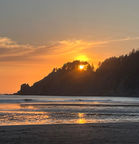 Sunset Surf Session at Short Sands Beach 